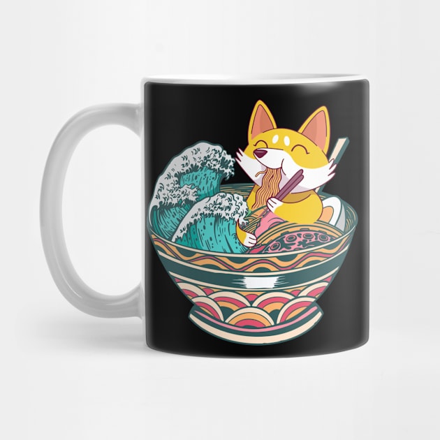 Ramen Corgi by Sunil Belidon